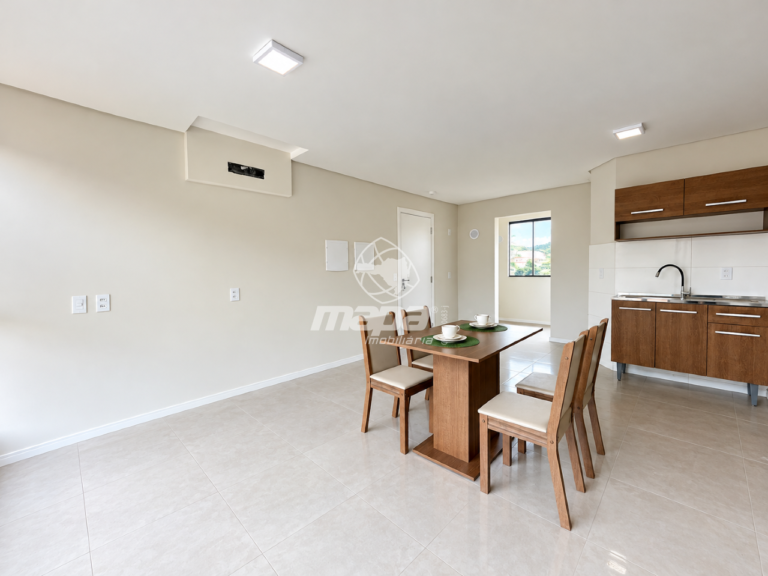 Apartamento para aluguel no Badenfurt: Entrada com sala e cozinha