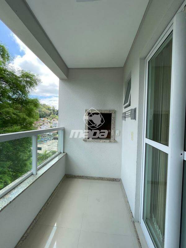 Apartamento para aluguel no Do Salto: Sacada verso, Churrasqueira